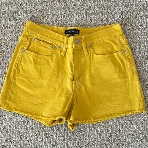 Yellow J.Crew shorts